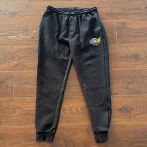 Boss Black Jogger Pants with Lakers Logo